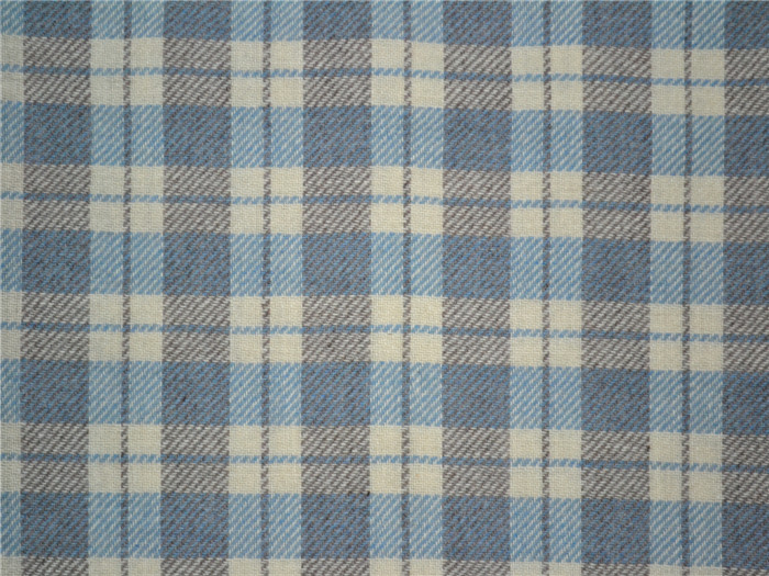 WHITE/BLUE BROWN CHECK  17105