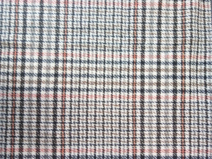 Black Beige Coffee Orange Check   16819/18