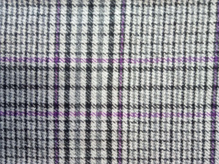 Black Grey Purple Check 16819/18