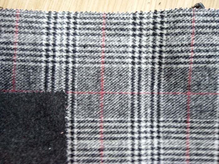 Black White Red Check 172026/60